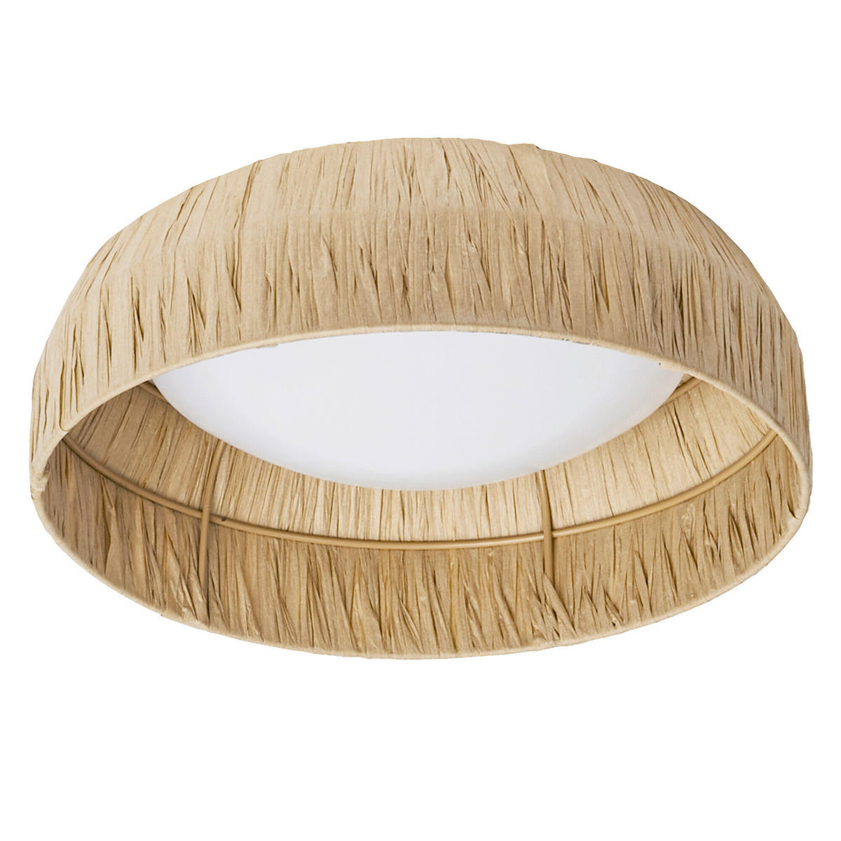 LED-DECKENLEUCHTE 30/10 cm   - Braun, Natur, Naturmaterialien/Metall (30/10cm) - Ledvance