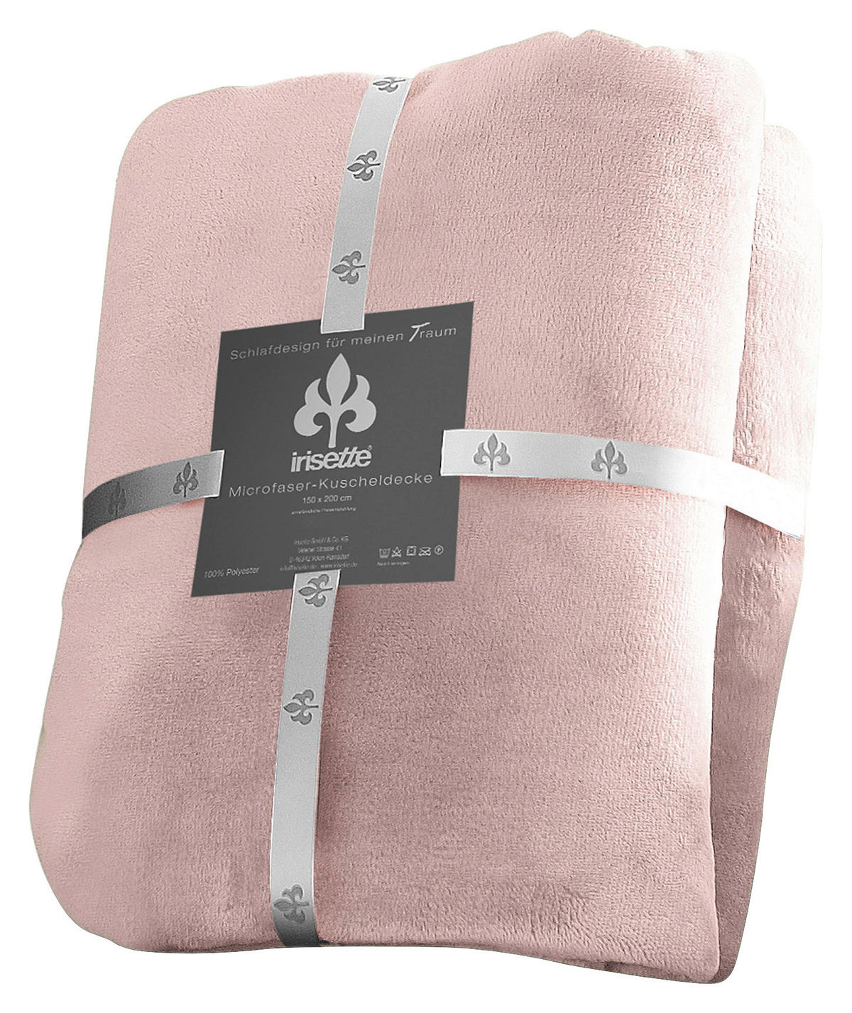 KUSCHELDECKE 150/200 cm  - Rosa, KONVENTIONELL, Textil (150/200cm) - Irisette