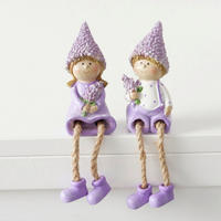 PEREMRE ÜLTETHETŐ FIGURA - lila, Basics, műanyag (5/7,5/10cm)