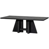 ESSTISCH in Holz 220/100/75 cm  - Schwarz, Design, Holz (220/100/75cm) - Livetastic