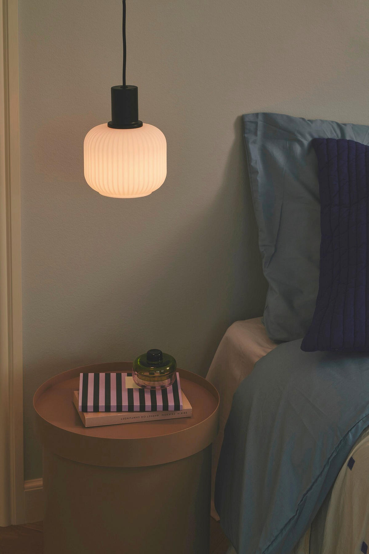 PENDELLEUCHTE Milford 19.3/15/15 cm  - Schwarz, Design, Glas (19.3/15/15cm) - Nordlux