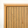 LOWBOARD Line  in 150/50/40 cm  - Eichefarben/Schwarz, Design, Holzwerkstoff/Metall (150/50/40cm) - Carryhome