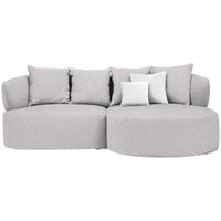 ECKSOFA  in Bouclé Beige  235/166 cm  - Beige/Creme, MODERN, Kunststoff/Textil (235/166cm) - Hom`in