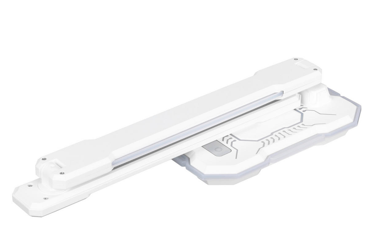 LED-SCHREIBTISCHLEUCHTE 31,6/18,1/12,1 cm   - Weiß, LIFESTYLE, Kunststoff (31,6/18,1/12,1cm) - Novel