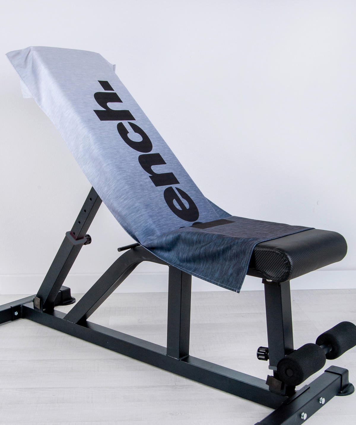 SPORTHANDTUCH Bench Fitness Tuch Schwarz  - Schwarz, KONVENTIONELL, Textil (50/110cm) - Bench