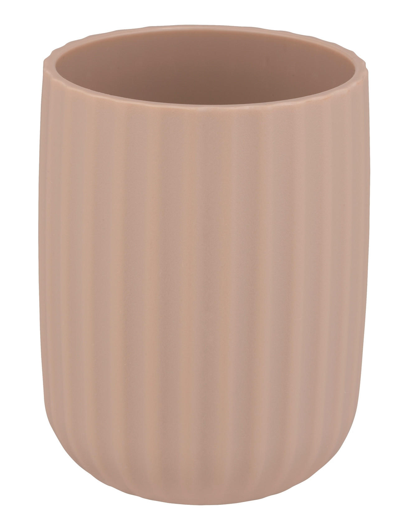 ZAHNPUTZBECHER Kunststoff  - Beige, Basics, Kunststoff (8/11/8cm) - Wenko
