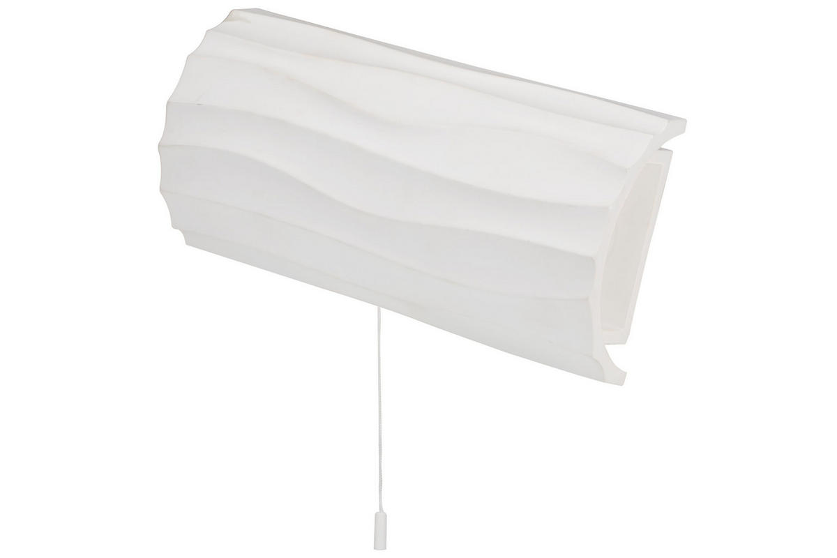 WANDLEUCHTE 15/30/9 cm   - Weiß, Trend, Stein (15/30/9cm) - Novel