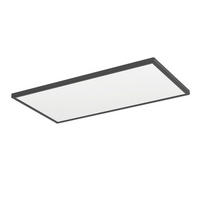 LED-DECKENLEUCHTE     - Weiss/Schwarz, Design, Kunststoff (57/3/30cm) - Eglo
