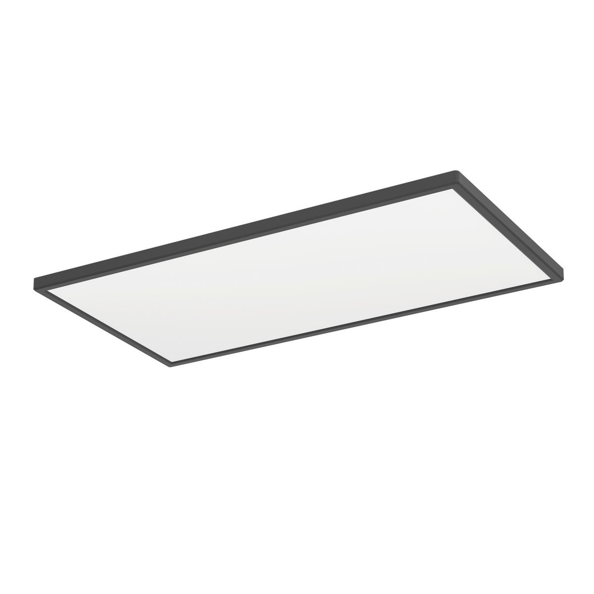LED-DECKENLEUCHTE     - Weiss/Schwarz, Design, Kunststoff (57/3/30cm) - Eglo