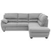 ECKSOFA in Mikrofaser Hellgrau  245/225 cm  - Hellgrau, Design, Kunststoff/Textil (245/225cm) - Livetastic