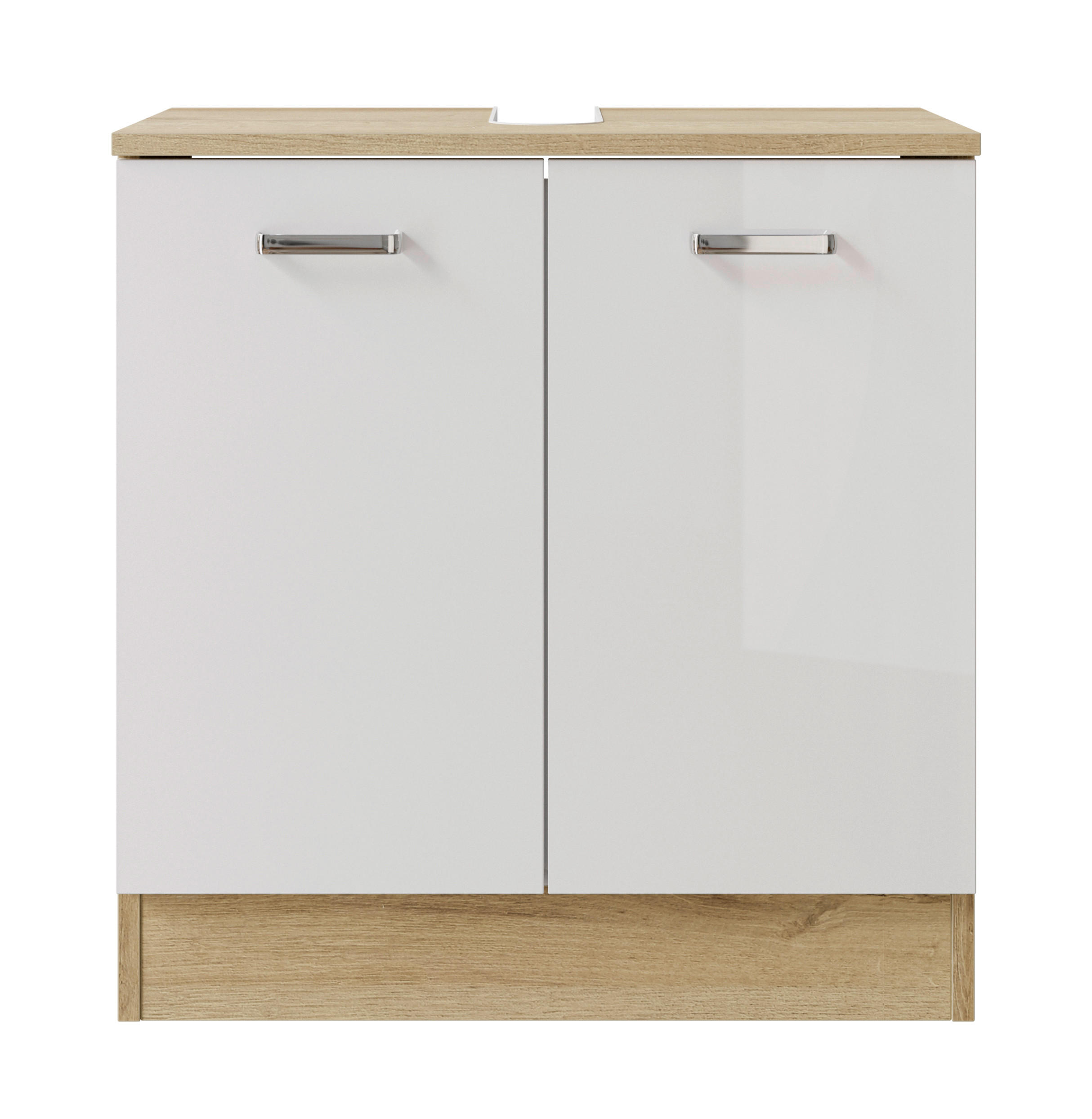 WASCHBECKENUNTERSCHRANK 60,2/62,4/33 cm  - Chromfarben/Eichefarben, Basics, Holzwerkstoff (60,2/62,4/33cm) - Pelipal