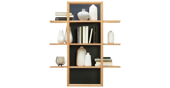 WANDPANEEL 89/106/28 cm - Buchefarben/Grau, KONVENTIONELL, Holz (89/106/28cm) - Cantus