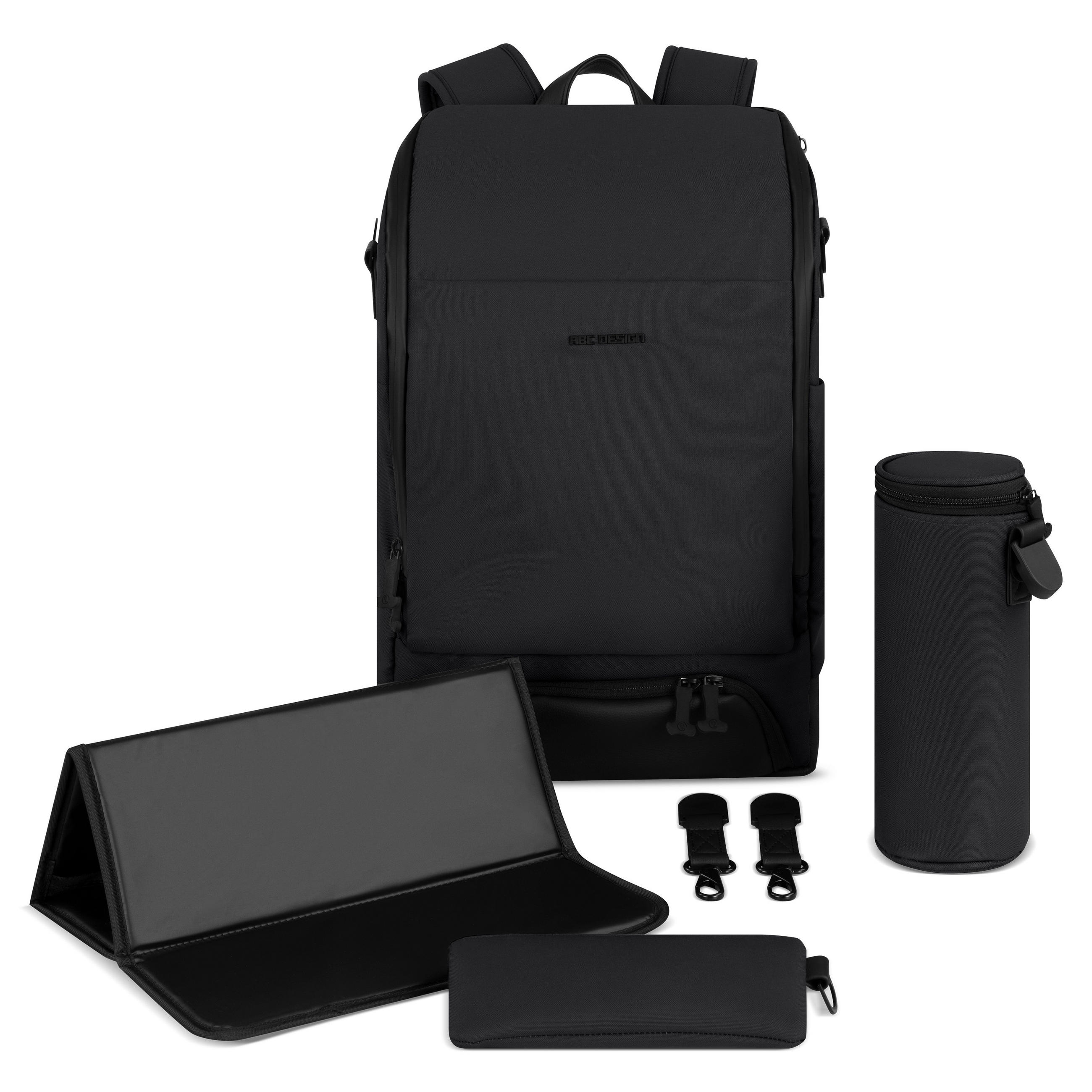 WICKELRUCKSACK Active  - Schwarz, Basics, Textil (44/30/17cm) - ABC Design