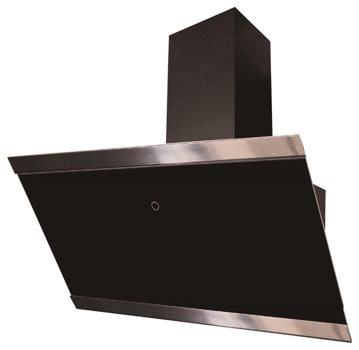 DUNSTABZUGSHAUBE CH89090S  - Schwarz, Trend, Glas/Metall (89,5/74,2-109,2/38,5cm) - Respekta