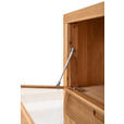 KOMMODE in 95/126/42 cm - Wildeiche/Alufarben, Natur, Glas/Holz (95/126/42cm) - Carryhome