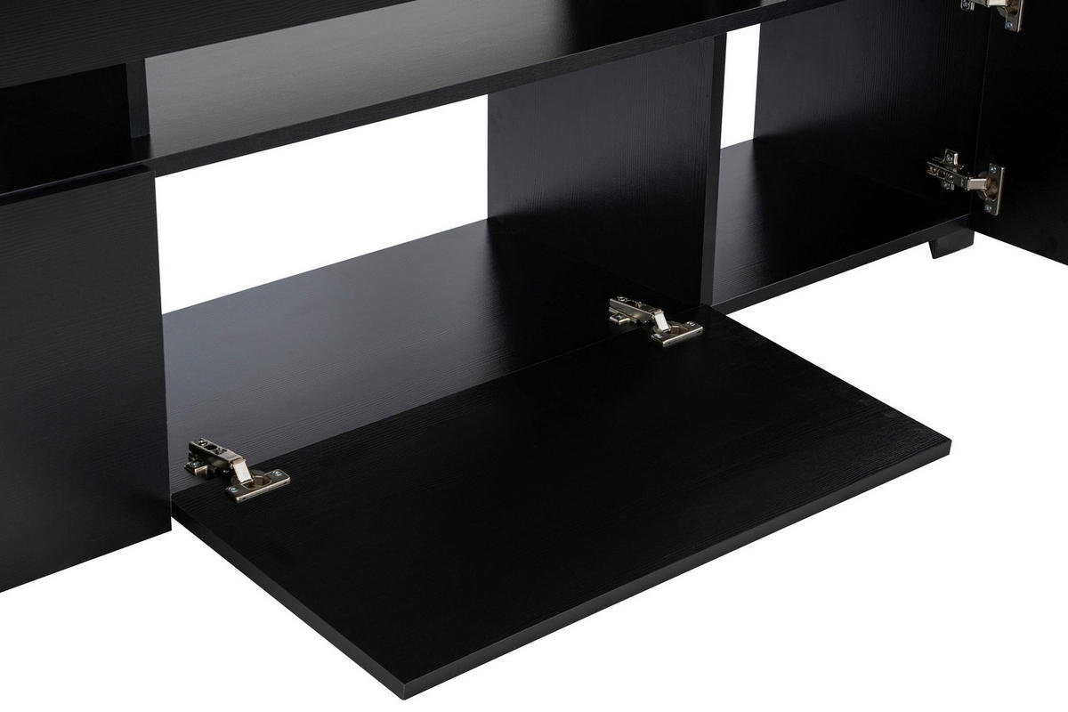 TV-ELEMENT - Schwarz, Modern, Holzwerkstoff (192/53/37cm) - MID.YOU