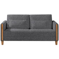 SCHLAFSOFA Webstoff Braun, Buchefarben  - Buchefarben/Braun, Design, Holz/Textil (174/88/104cm) - Niels Andersson