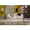 3-SITZER-SOFA in Cord Creme  - Creme/Schwarz, Design, Kunststoff/Textil (247/75/104cm) - MID.YOU