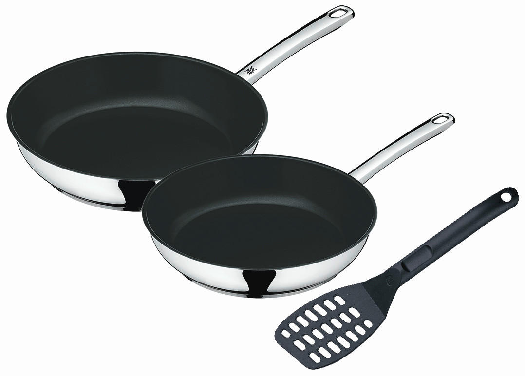 SET TIGANJA 3 dela - srebrna/crna, Trendi, metal (48/30,5/15cm) - WMF