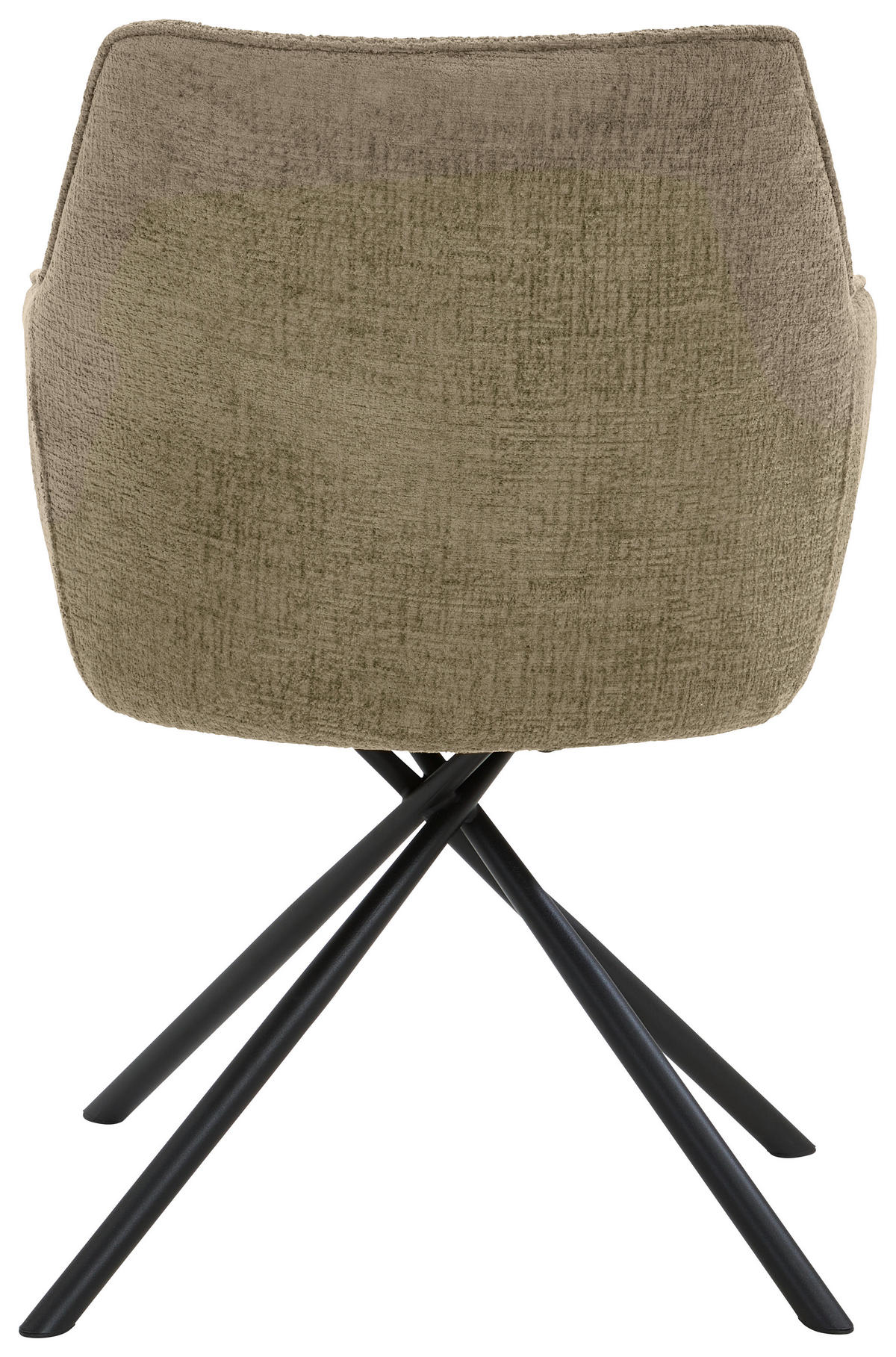 ARMLEHNSTUHL  in Webstoff  - Taupe/Schwarz, Design, Textil/Metall (63/88/62cm) - Novel