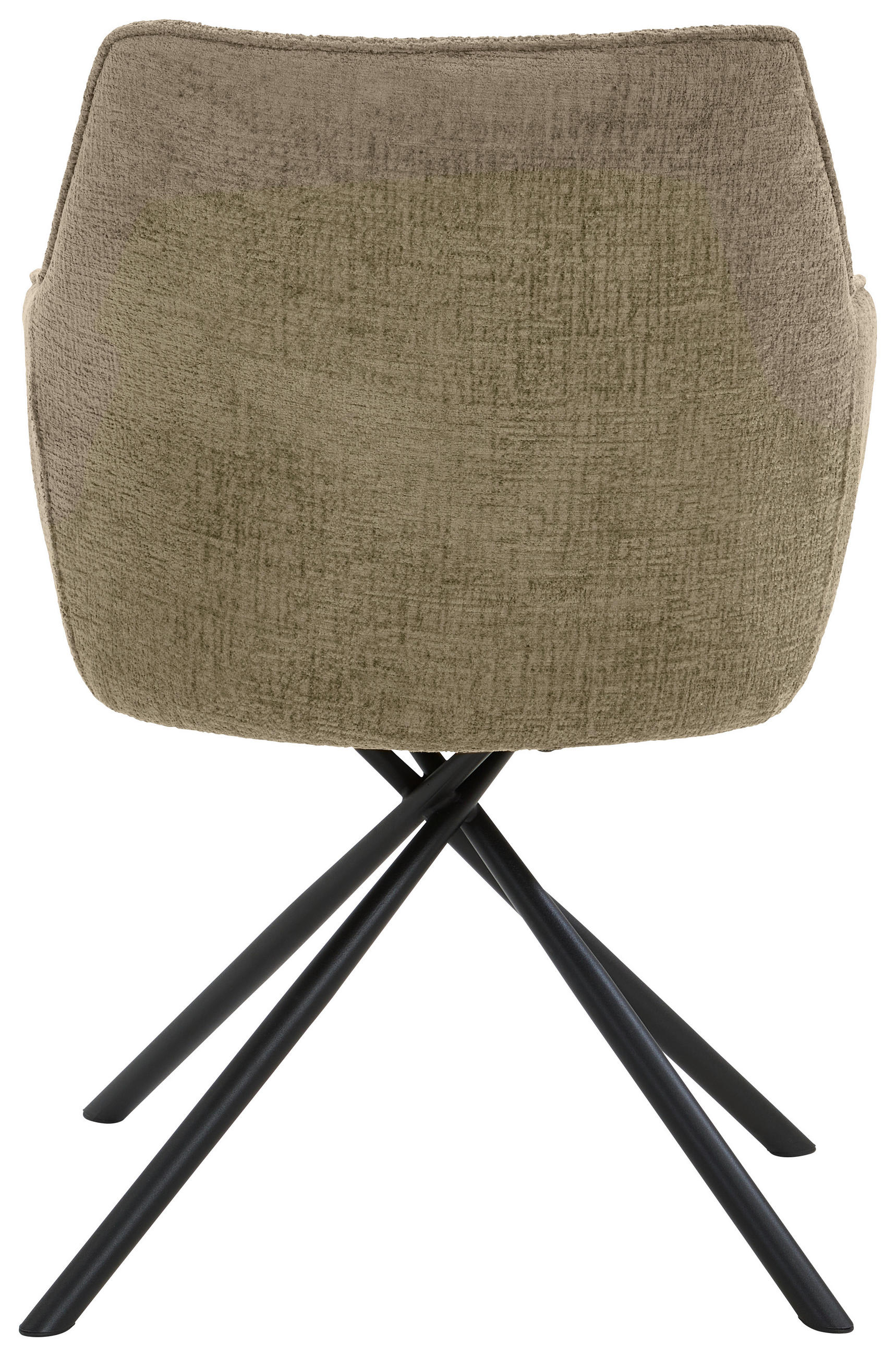 Thumbnail - Novel Armlehnstuhl, Taupe, Textil, Rundrohr, Drehkreuz, 63x88x62 cm, inklusive Armlehnen, Sitzfläche 180° drehbar, autom...