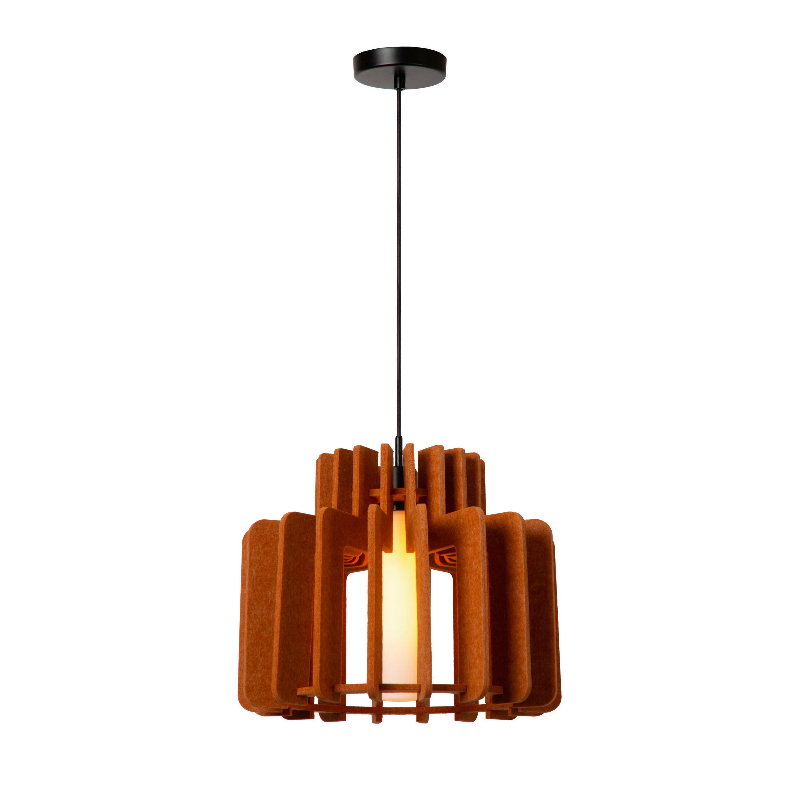 Lucide Hängeleuchte Rollo Orange, Weiß 40x150x40 cm