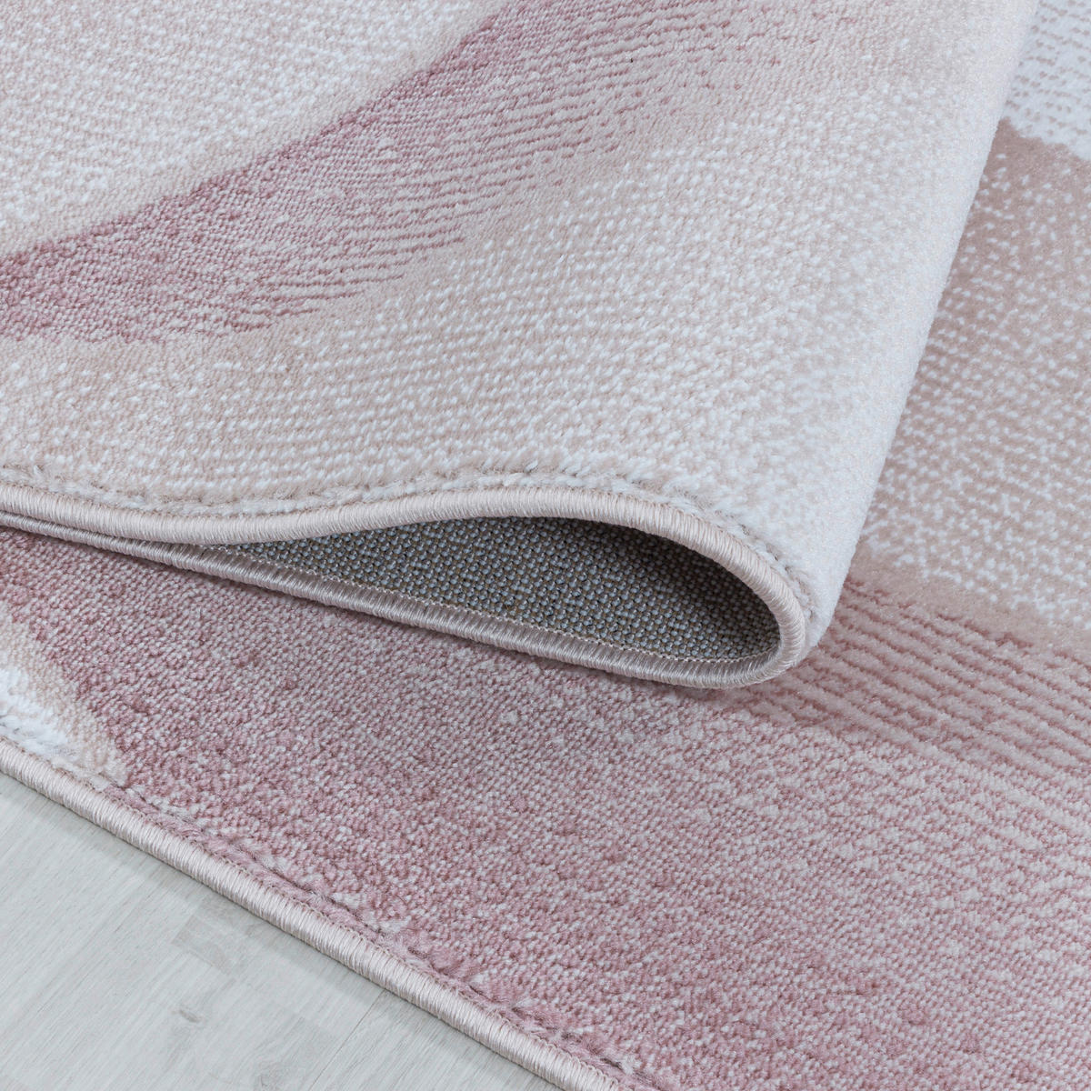 VÄVD MATTA 160/230 cm Costa 3523 Pink  - pink, Design, textil (160/230cm)