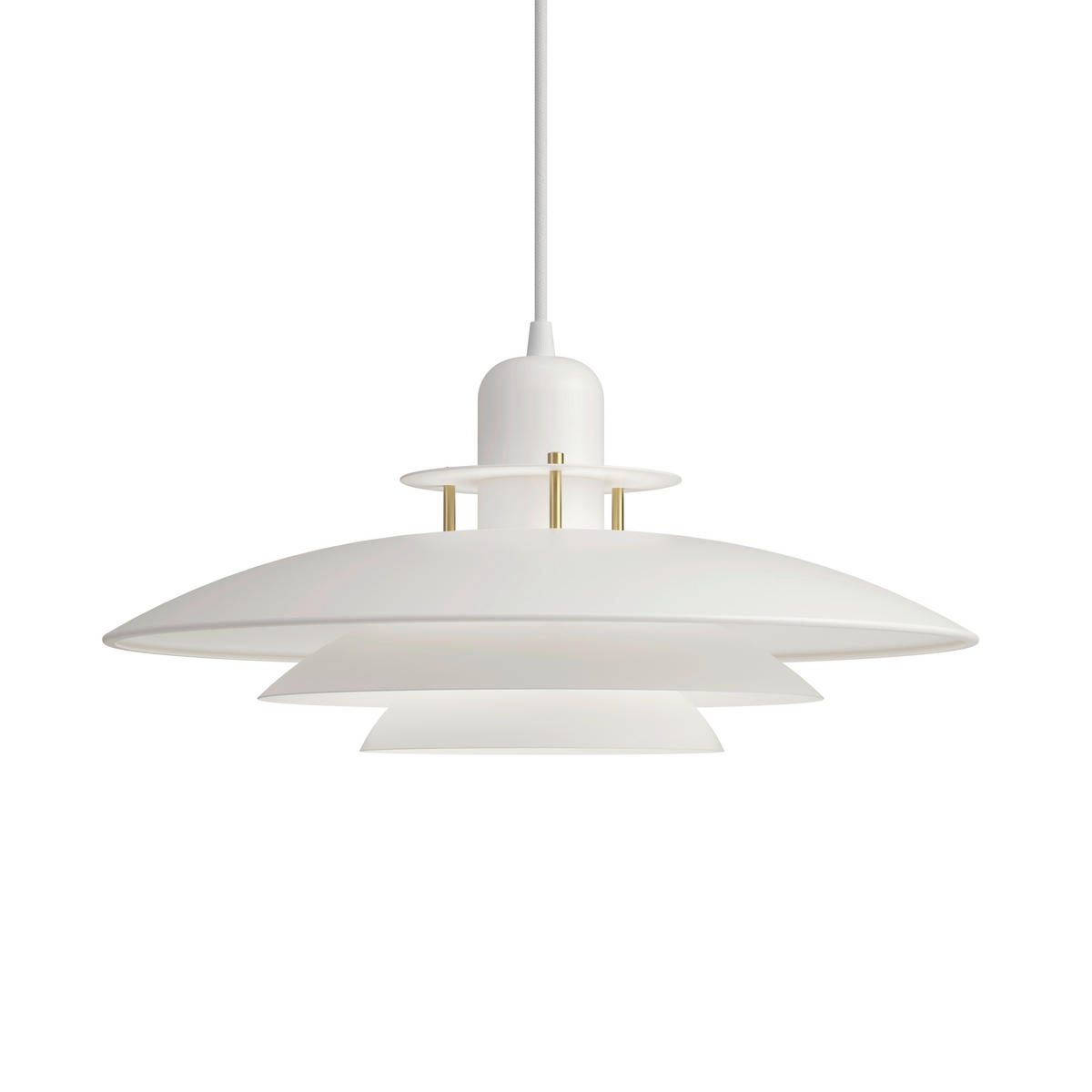 HÄNGELEUCHTE Primus I 43/150 cm   - Weiß, KONVENTIONELL, Metall (43/150cm) - Belid