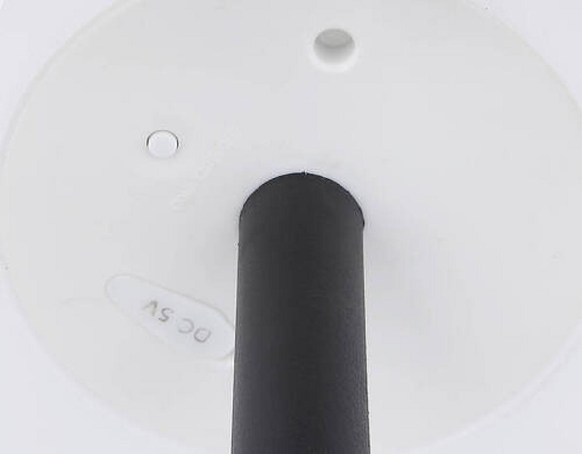 SOLCELLSLAMPA - vit/opal, Basics, metall/plast (34/150cm) - Globo