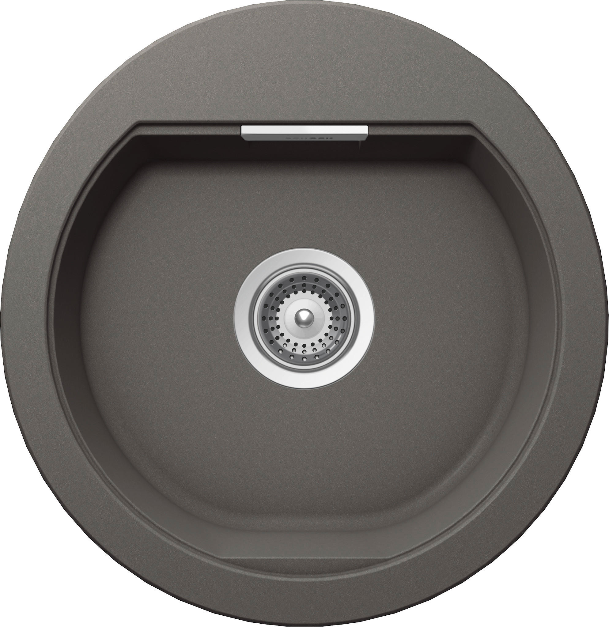 SPÜLE MONR100ASIL  - Grau, Basics, Stein (48,5/50cm) - Schock