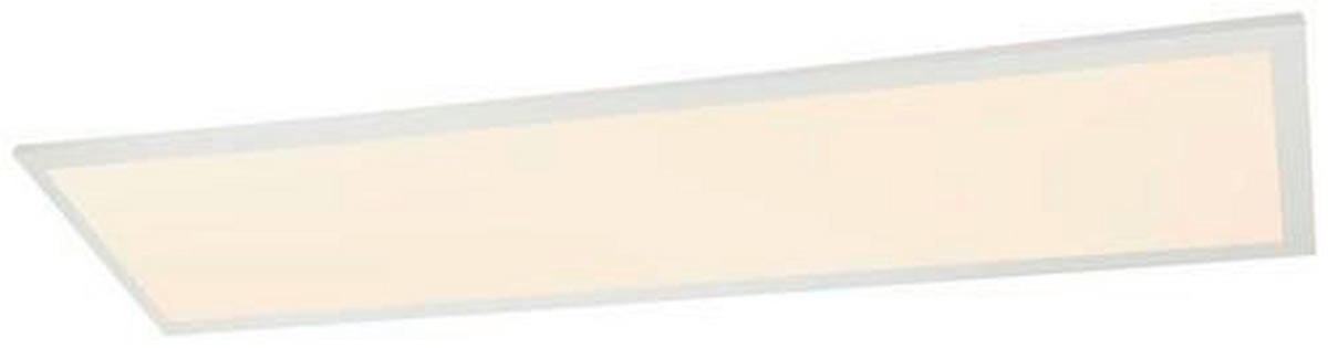LED-DECKENLEUCHTE - Opal/Weiß, Trend, Kunststoff/Metall (120/30/5,3cm) - Globo