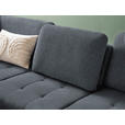 ECKSOFA in Bouclé Dunkelgrau  - Dunkelgrau/Schwarz, Natur, Textil/Metall (233/288cm) - Valnatura