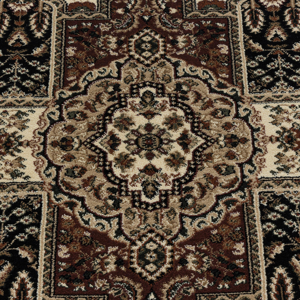 WEBTEPPICH 200/290 cm Kashmir 2603 Schwarz Schwarz  - Schwarz, LIFESTYLE, Textil (200/290cm)
