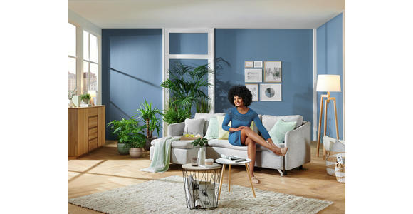 WOHNDECKE 130/170 cm - Weiß/Hellgrün, KONVENTIONELL, Textil (130/170cm) - Ambiente