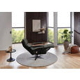 RELAXSESSEL in Textil Schwarzbraun  - Schwarzbraun/Schwarz, Design, Textil/Metall (68/117/85cm) - Cantus