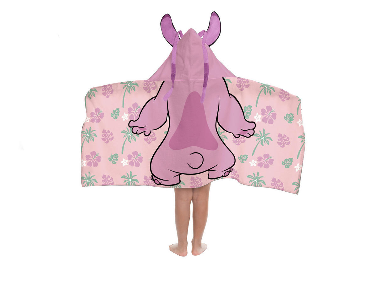 KAPUZENBADETUCH DISNEY LILO AND STITCH 130/56 cm  - Pink, Basics, Textil (130/56cm)