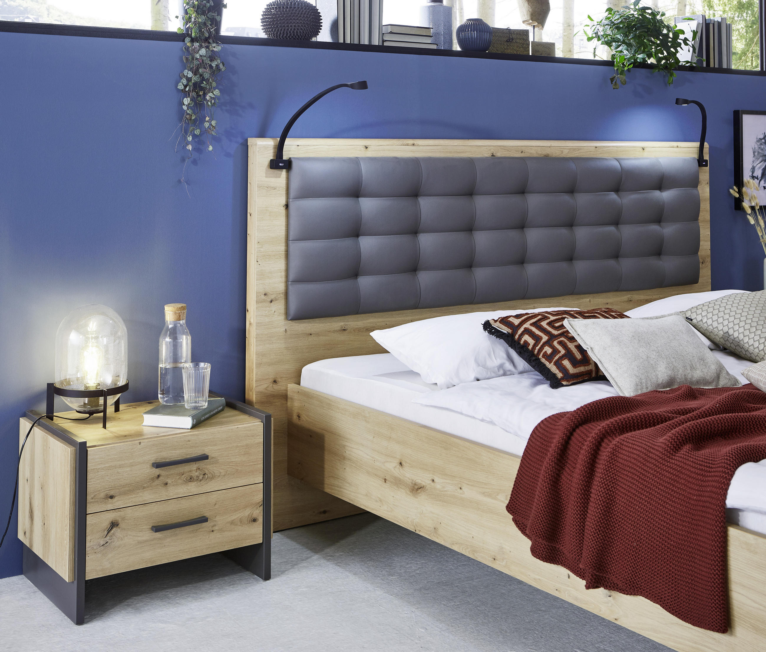 LED-DEKOLEUCHTE   - Schwarz, Design, Kunststoff - Hom`in