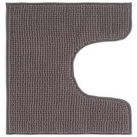 COVORAȘ DE BAIE  50/50 cm  antracit   - antracit, Basics, plastic/textil (50/50cm) - Esposa