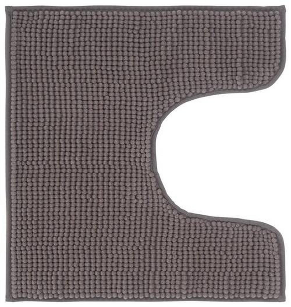 COVORAȘ DE BAIE  50/50 cm  antracit   - antracit, Basics, plastic/textil (50/50cm) - Esposa