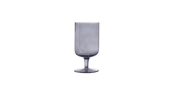 WASSERGLAS 340 ml - Grau, Trend, Glas (7,2/14,5cm) - Novel