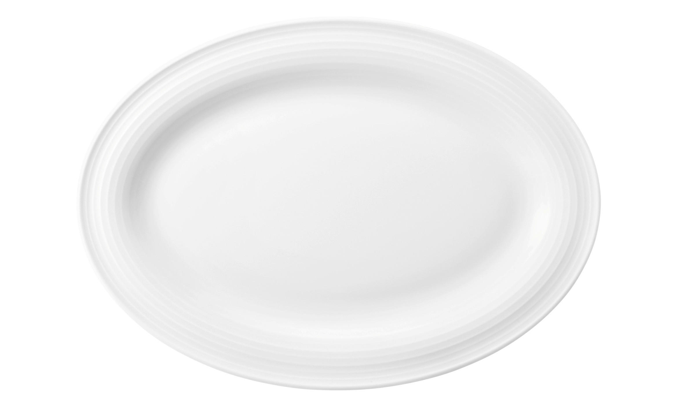 SERVIERPLATTE - Weiß, Basics, Keramik (25,4/18,1/2,2cm) - Seltmann Weiden