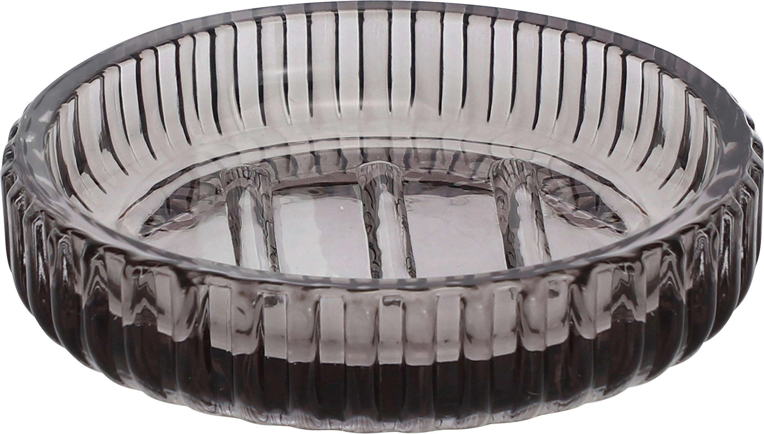 SEIFENSCHALE Glas  - Grau, Basics, Glas (11/2,5cm) - Homeware