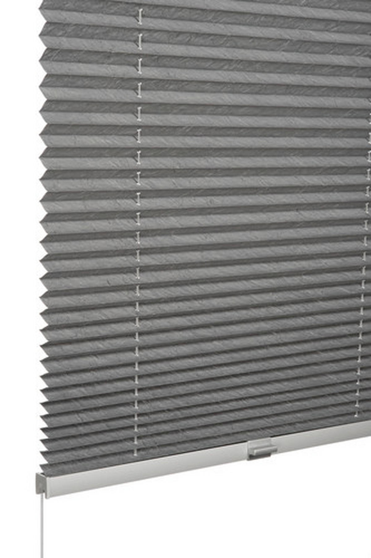 PLISSEE  blickdicht  70/130 cm    - Grau, Basics, Textil (70/130cm) - Gardinia