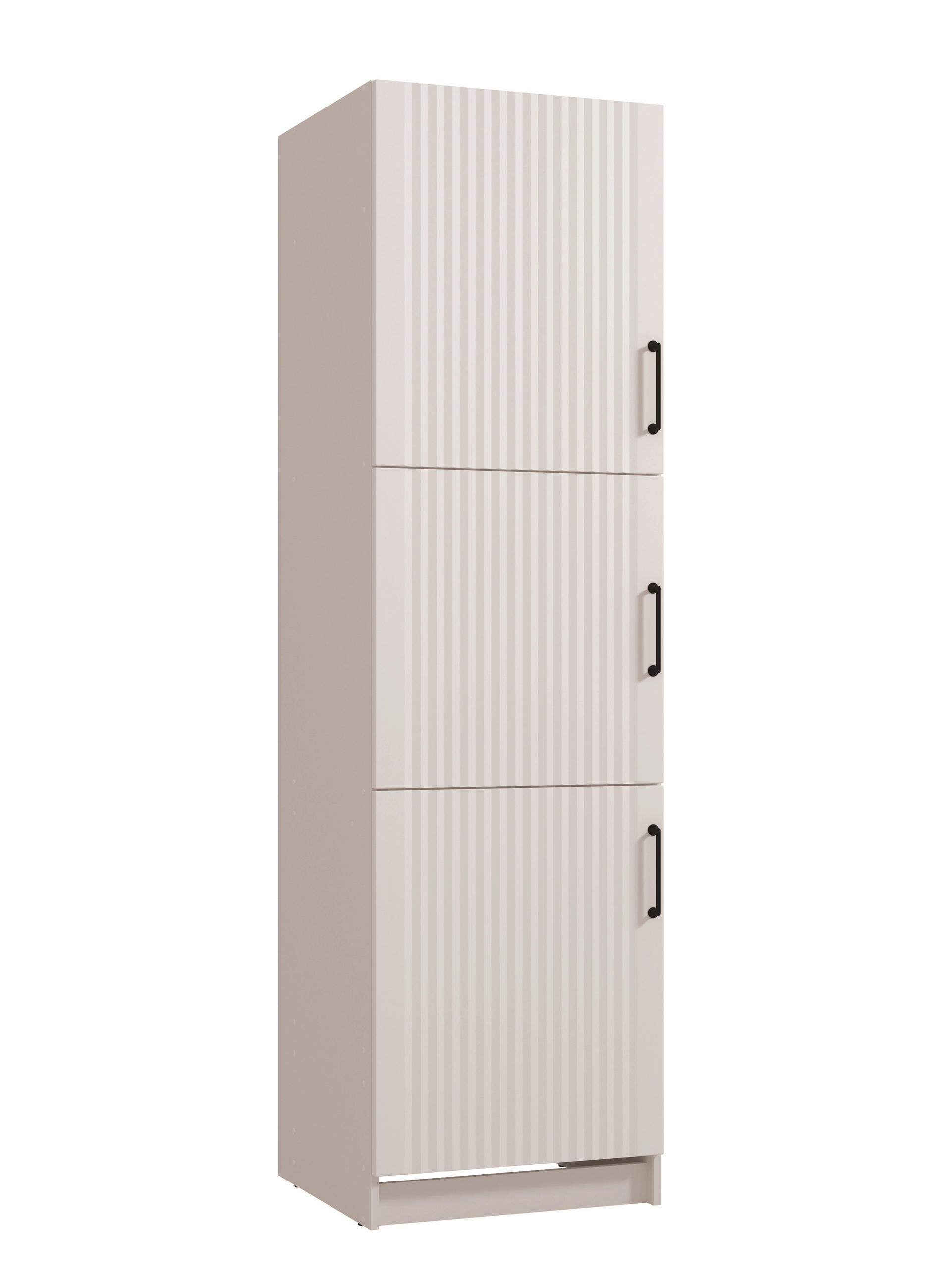 EDÉNYTÁROLÓ SZEKRÉNY - ezüsttölgy, Basics, faalapú anyag (60/217/58cm) - Carryhome