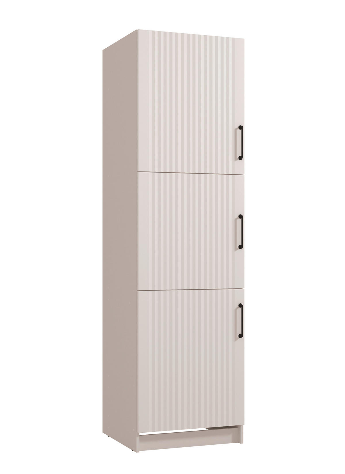 EDÉNYTÁROLÓ SZEKRÉNY - ezüsttölgy, Basics, faalapú anyag (60/217/58cm) - Carryhome