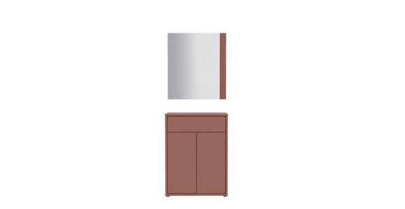 GARDEROBE  in 74,5/200/34,9 cm  - Terracotta, MODERN, Holzwerkstoff (74,5/200/34,9cm) - Carryhome