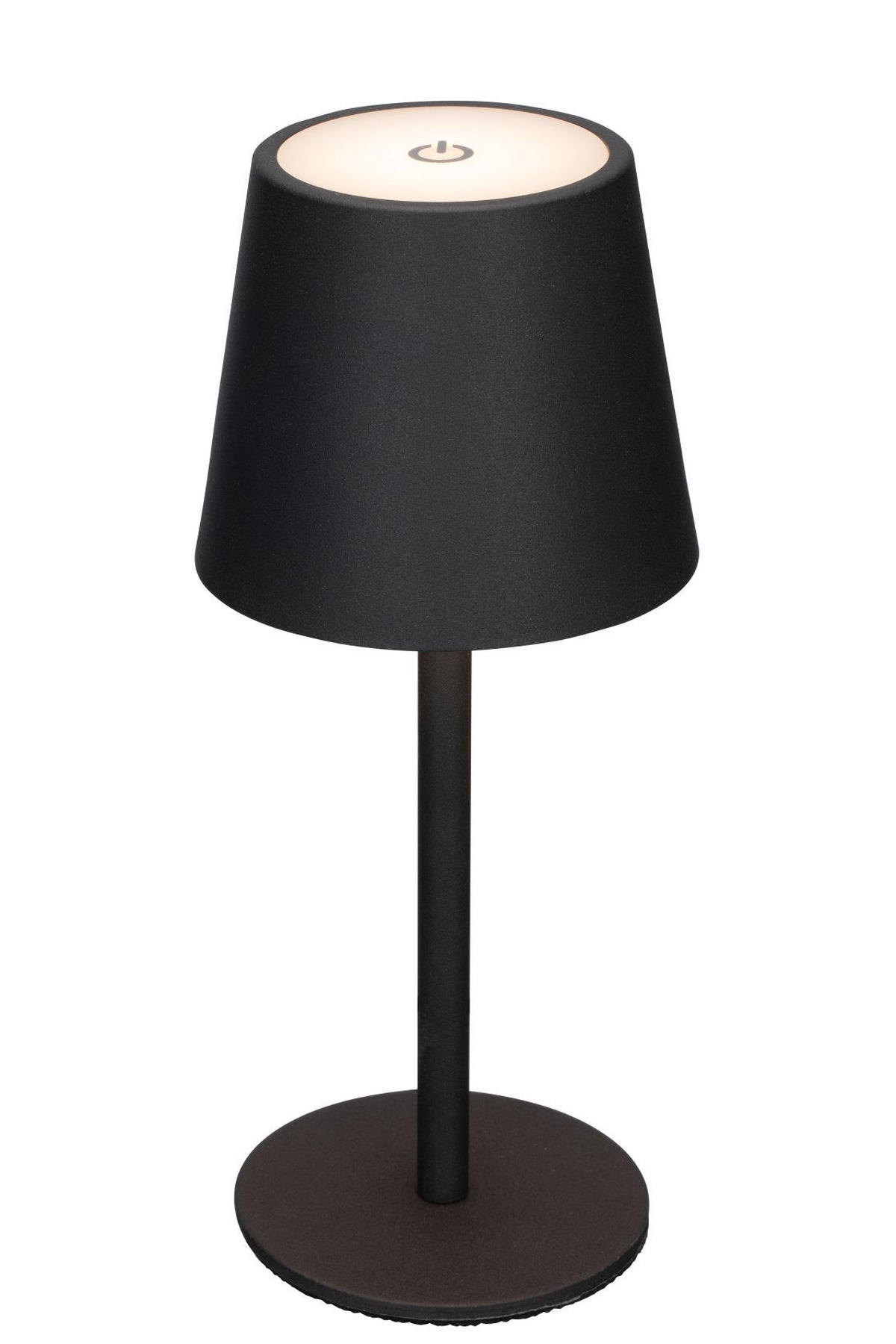 STOLNÍ LAMPA NA BATERIE 8,6/20,3 cm - černá, Basics, kov/plast (8,6/20,3cm) - Novel