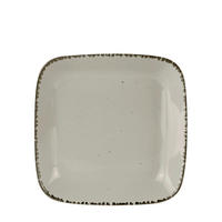 HLUBOKÝ TALÍŘ porcelán keramika 22/22 cm - šedohnědá, Lifestyle, keramika (22/22cm) - Landscape
