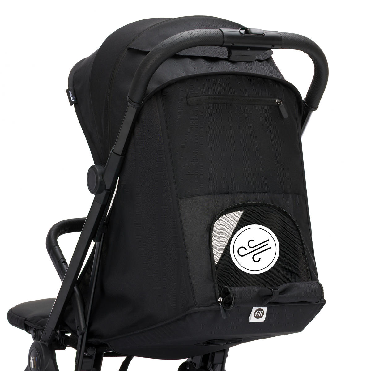 BUGGY  - Jadegrün/Schwarz, Basics, Textil/Metall (54/68/108cm) - Fillikid