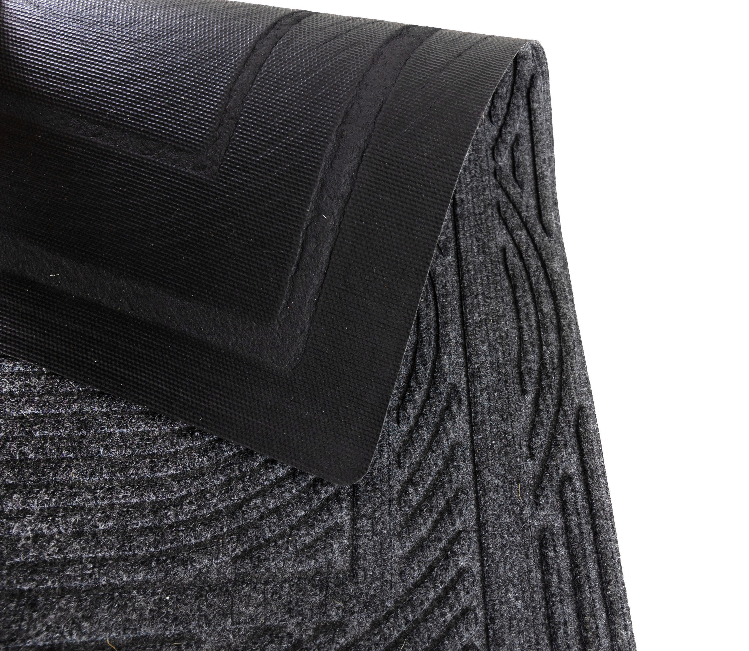 FUßMATTE  45/75 cm  Grau  - Grau, Design, Kunststoff/Textil (45/75cm) - Esposa